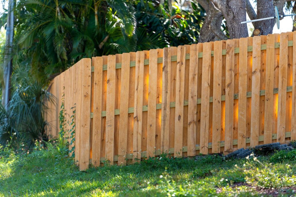 custom wood fence styles